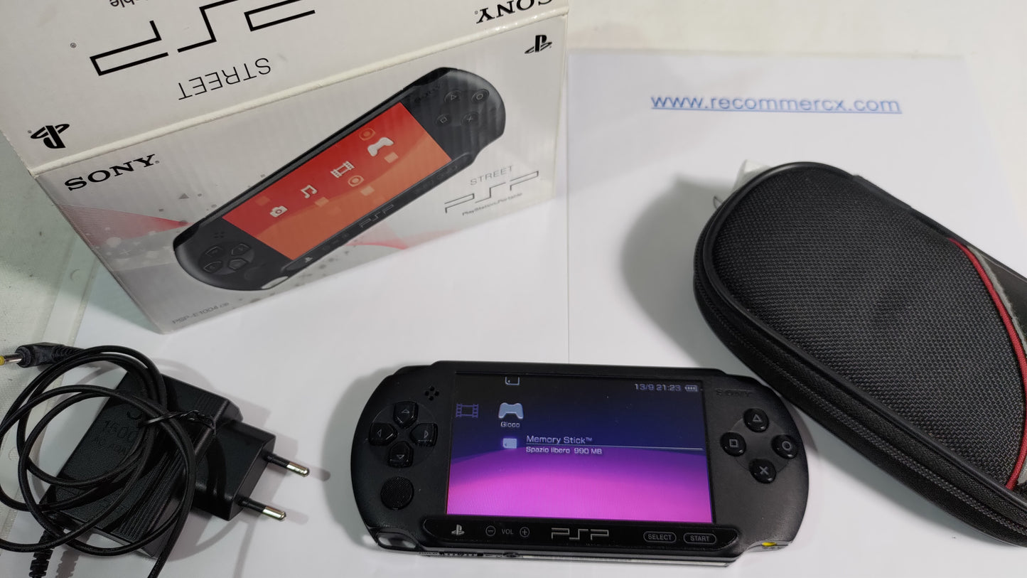 Sony psp estreet 1004 black completa in ottime condizioni